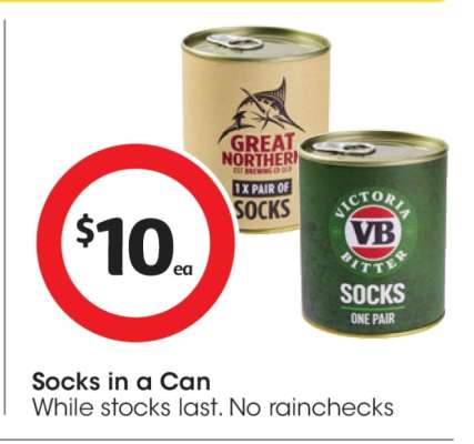 Socks in a Can