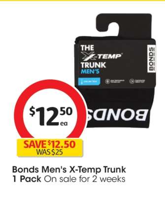 Bonds Men's X-Temp Trunk 1 Pack