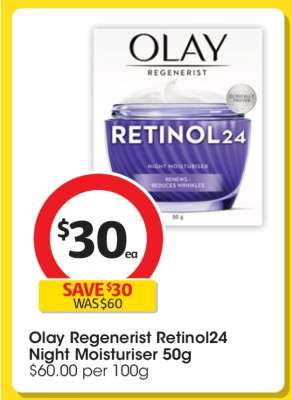 Olay Regenerist Retinol24 Night Moisturiser 50g