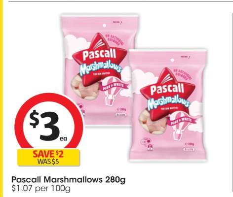 Pascall Marshmallows 280g