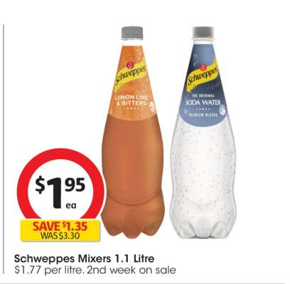 Schweppes Mixers 1.1 Litre