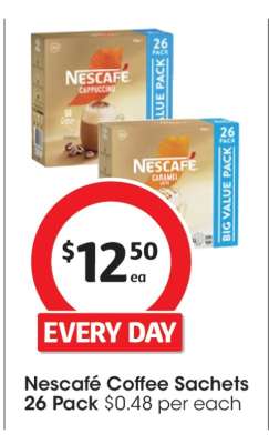 Nescafé Coffee Sachets 26 Pack