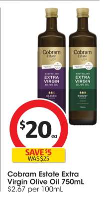 Cobram Estate Extra Virgin Olive Oil 750mL