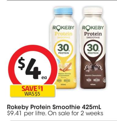 Rokeby Protein Smoothie 425mL