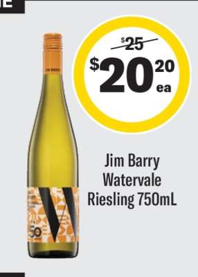 Jim Barry Watervale Riesling 750mL