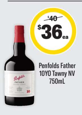 Penfolds Father 10YO Tawny NV 750mL