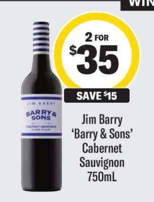 Jim Barry ‘Barry & Sons’ Cabernet Sauvignon
