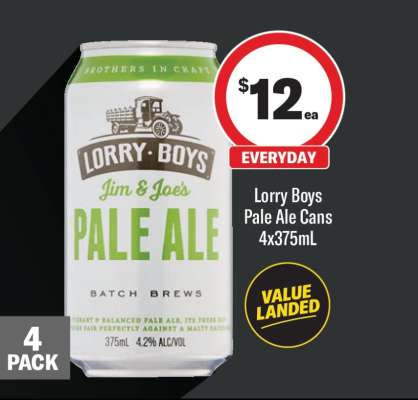 Lorry Boys Pale Ale Cans