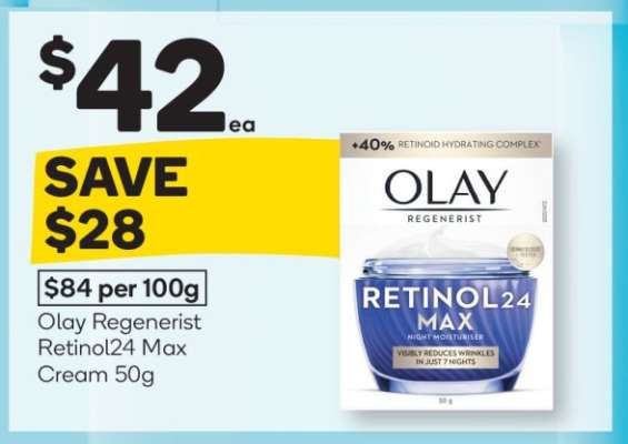 Olay Regenerist Retinol24 Max Cream 50g
