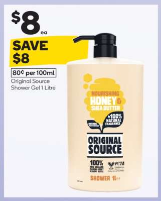 Original Source Shower Gel 1 Litre