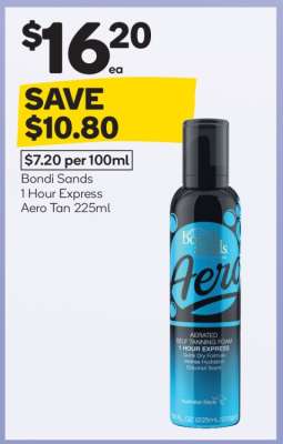 Bondi Sands 1 Hour Express Aero Tan 225ml