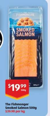 The Fishmonger Smoked Salmon 500g