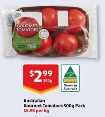 Australian Gourmet Tomatoes 500g Pack