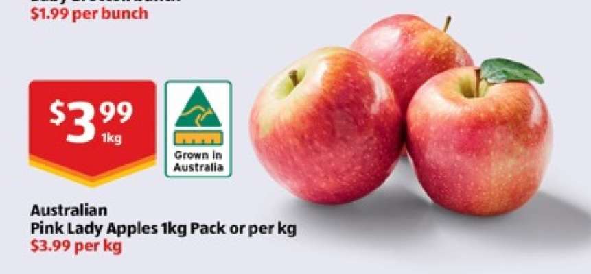 Australian Pink Lady Apples