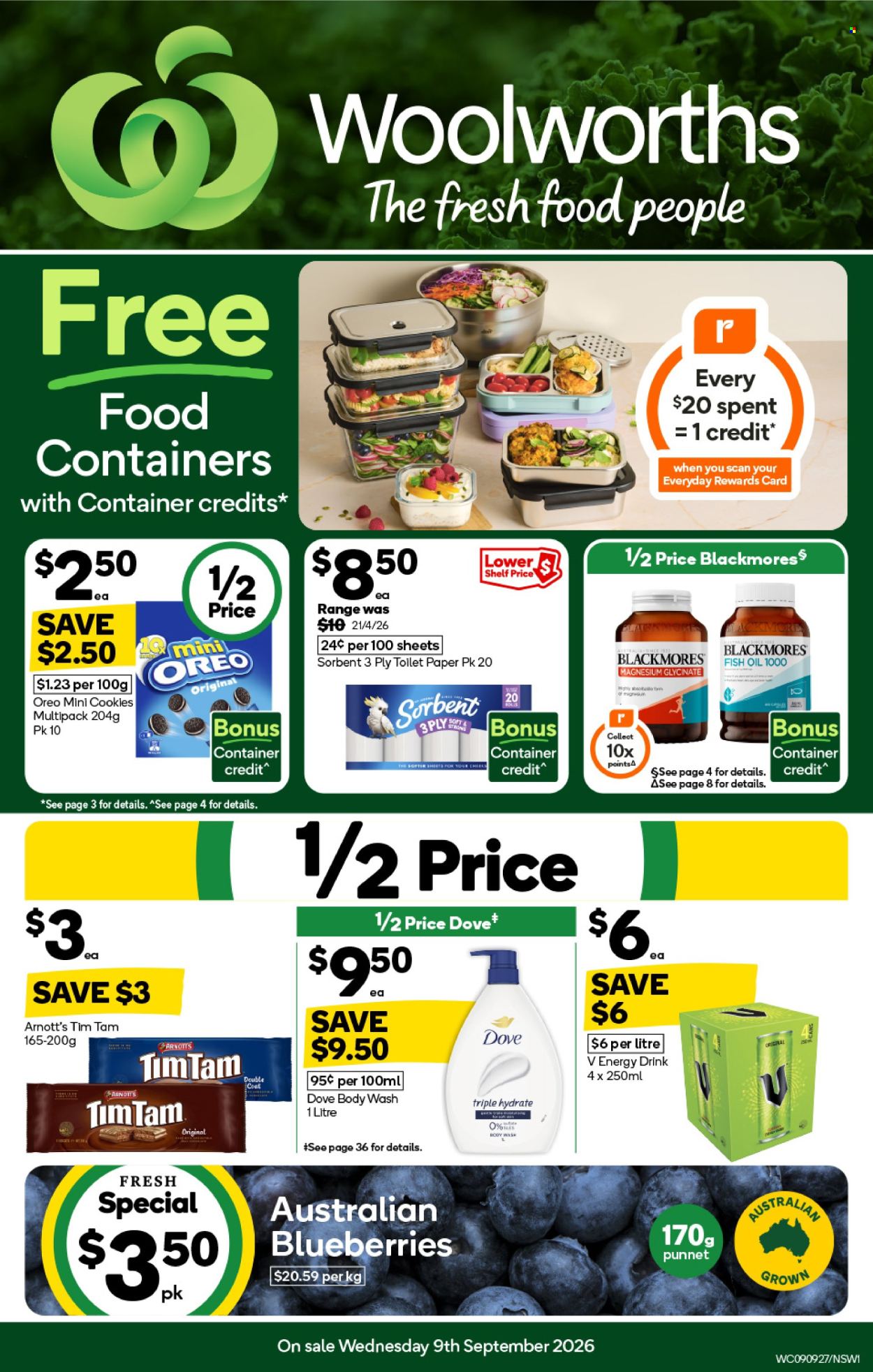 Woolworths catalogue - 9.9.2026 - 15.9.2026. Page 1