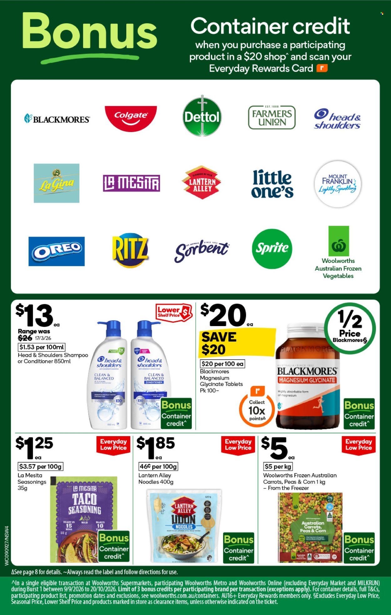 Woolworths catalogue - 9.9.2026 - 15.9.2026. Page 4