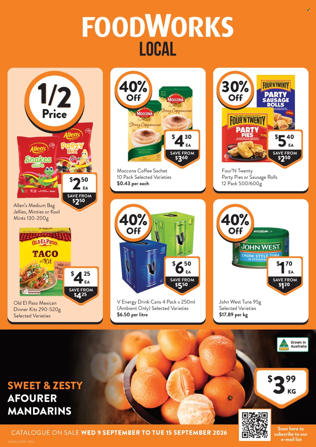 Foodworks catalogue - 9.9.2026 - 15.9.2026. Page 1