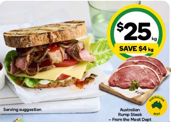 Australian Rump Steak – From the Meat Dept