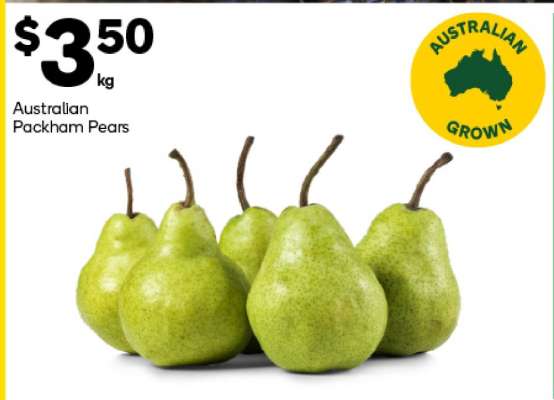 Australian Packham Pears
