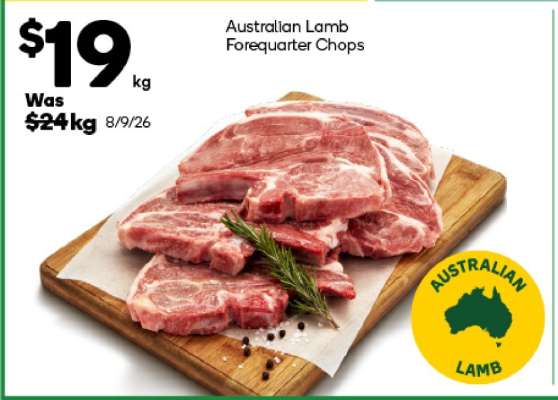 Australian Lamb Forequarter Chops