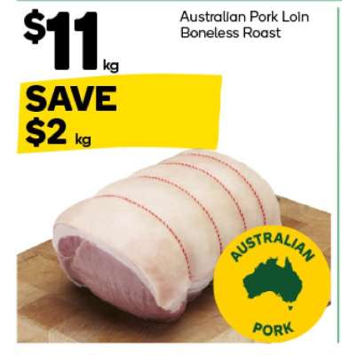 Australian Pork Loin Boneless Roast