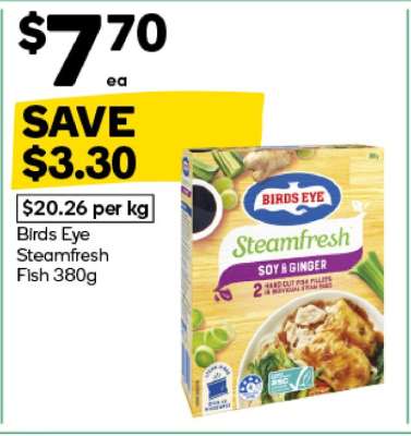 Birds Eye Steamfresh Fish 380g