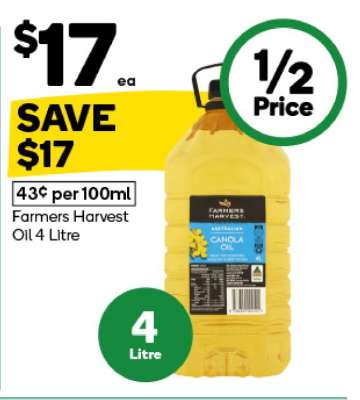 Farmers Harvest Oil 4 Litre
