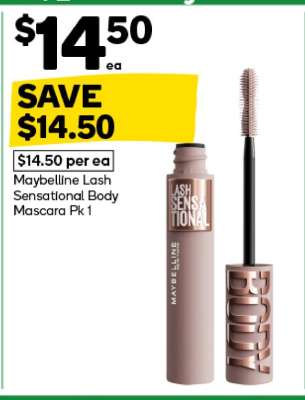 Maybelline Lash Sensational Body Mascara Pk 1