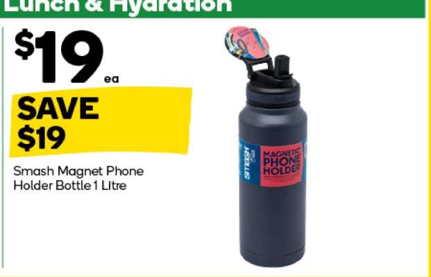 Smash Magnet Phone Holder Bottle 1 Litre