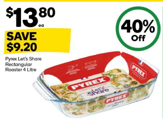 Pyrex Let's Share Rectangular Roaster 4 Litre