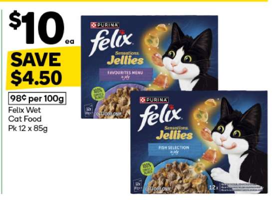Felix Wet Cat Food Pk 12 x 85g