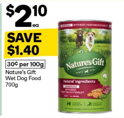 Nature's Gift Wet Dog Food 700g