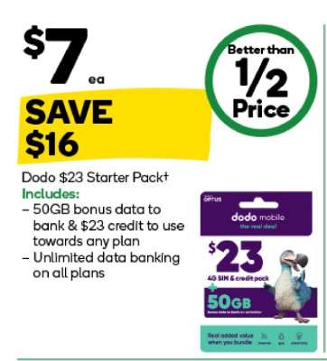Dodo $23 Starter Pack