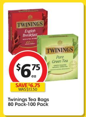 Twinings Tea Bags 80 Pack-100 Pack