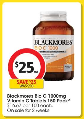 Blackmores Bio C 1000mg Vitamin C Tablets 150 Pack