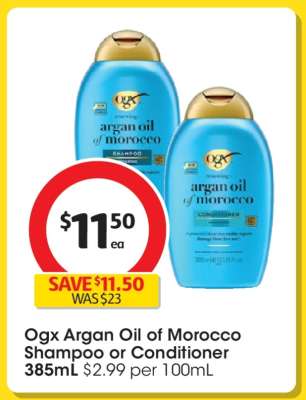Ogx Argan Oil of Morocco Shampoo or Conditioner