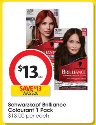 Schwarzkopf Brilliance Colourant 1 Pack