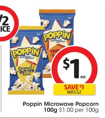 Poppin Microwave Popcorn