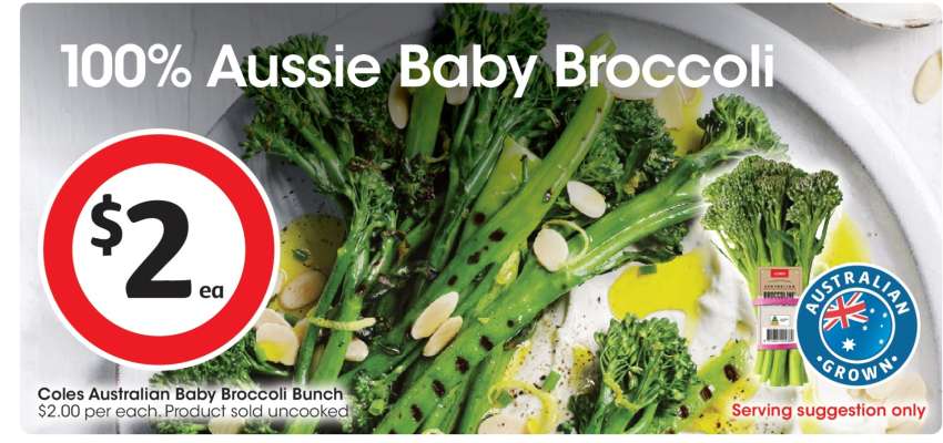 100% Aussie Baby Broccoli