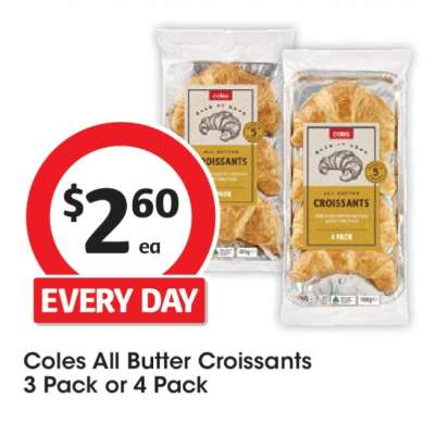 Coles All Butter Croissants