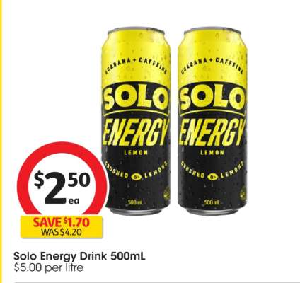 Solo Energy Drink 500mL