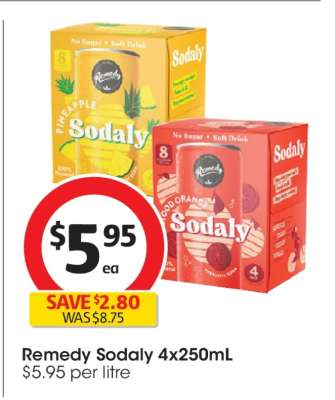 Remedy Sodaly 4x250mL