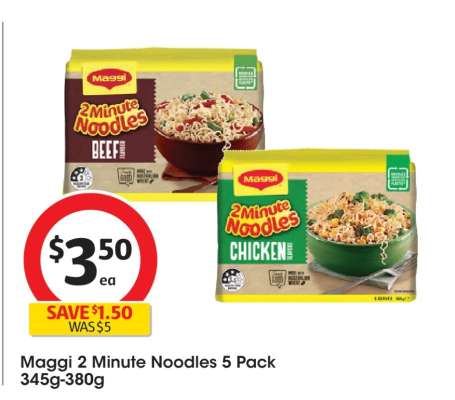 Maggi 2 Minute Noodles 5 Pack