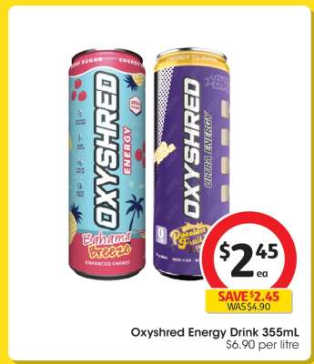 Oxyshred Energy Drink 355ml