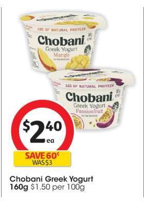Chobani Greek Yogurt