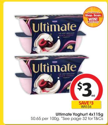 Ultimate Yoghurt 4x115g