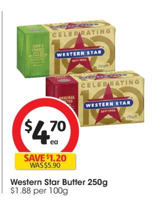 Western Star Butter 250g