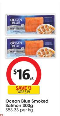 Ocean Blue Smoked Salmon 300g