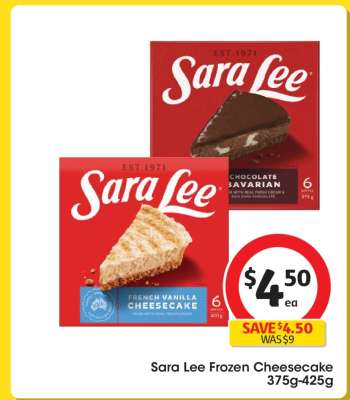 Sara Lee Frozen Cheesecake