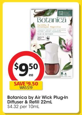 Botanica by Air Wick Plug-In Diffuser & Refill 22mL